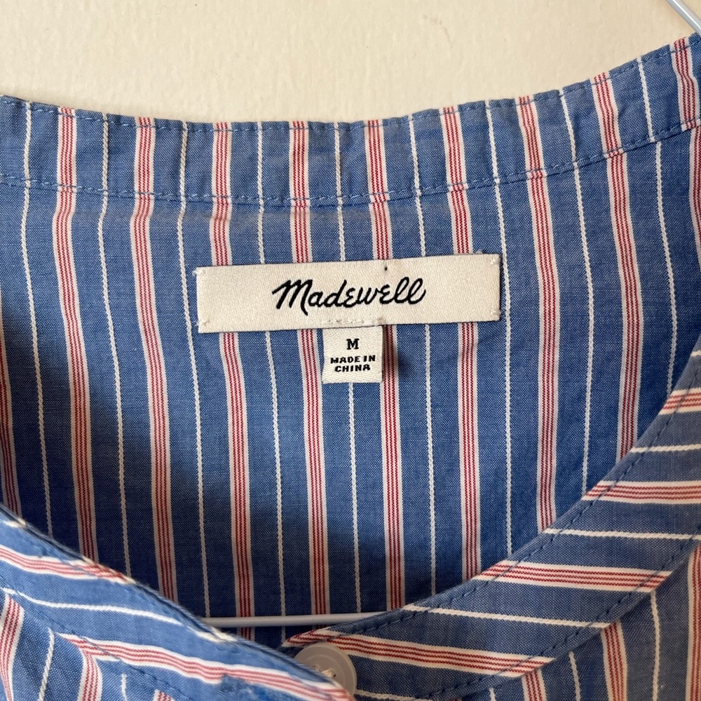 Madewell Button Down Top - Size M - Euc - image 2